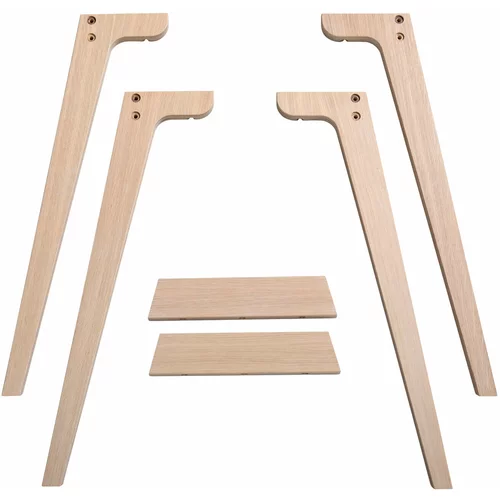 Oliver Furniture® dodatne noge za pisalno mizo (72,6 cm) oak