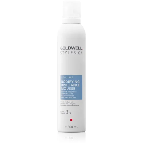 Goldwell StyleSign Bodifying Brilliance Mousse utrjevalec za volumen las za bleščeč sijaj 300 ml