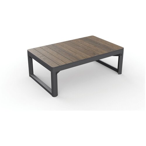 Keter Vrtni stolić za kavu u dekoru oraha 71,5x116 cm Lyon &ndash; Cijene