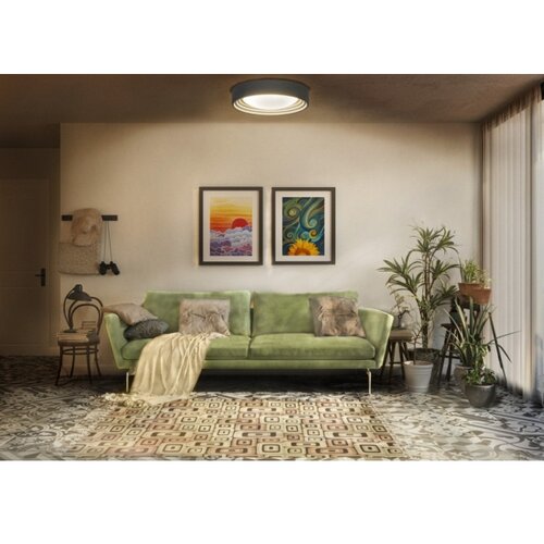 Osram LED prigu&amp;scaron;iva stropno svetlo ORBIS CONCRETE LED/13W/230V pr.30cm siva/beton Slike