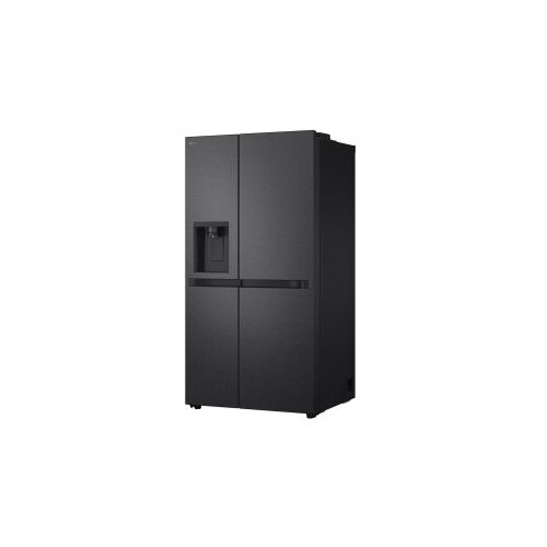 LG GSLC41EPPE Stran ob strani z vodnim rezervoarjem, Total No-Frost mat crno. Slike