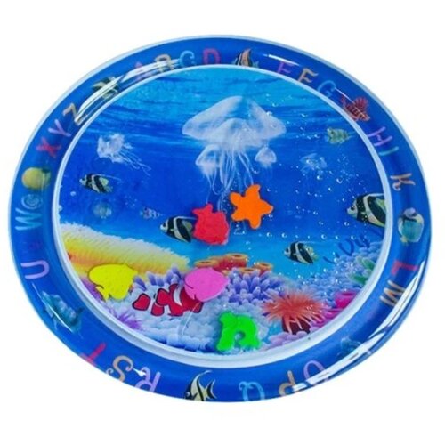 Bbo vodena podloga za bebe Round Jellyfish Blue, 3m+ Cene