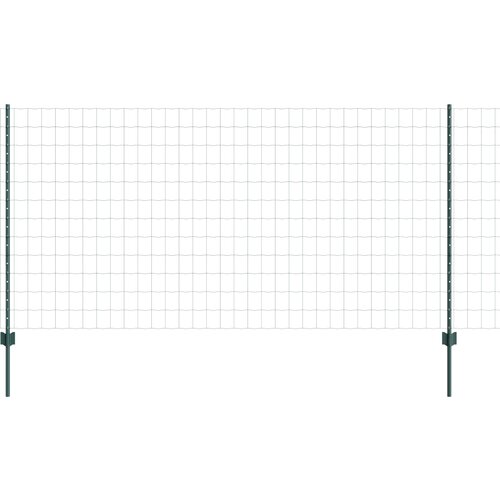 vidaXL Euro ograja z 11 U stebrički zelena 1,2x25 m jeklo, (22085119) Cene