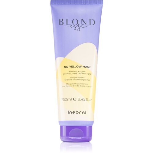 Inebrya BLONDesse No-Yellow Mask maska za kosu neutralizirajući žuti tonovi 250 ml Slike