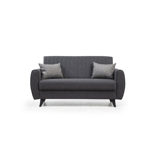  Dvosjed na razvlačenje Alkon 158x86x77cm Tamno siva Slike