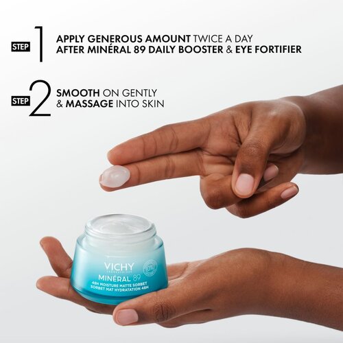 Vichy Min&amp;eacute;ral 89 Moisture Matte Sorbet sorbet krema za mje&amp;scaron;ovitu i masnu kožu 50 ml Slike