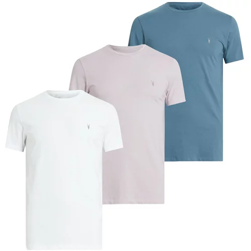 AllSaints Majica 'Tonic' plava / pastelno ljubičasta / bijela