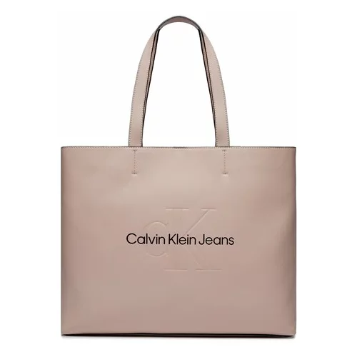 Calvin Klein Jeans Ročna torba Sculpted Slim Tote34 Mono K60K610825 Roza
