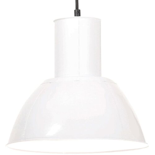 vidaXL Viseča svetilka 25 W bela okrogla 28,5 cm E27 Cene