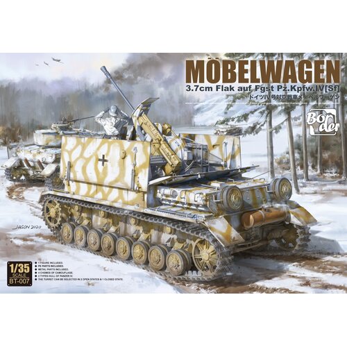 BORDERMODEL M&ouml;belwagen 3.7cm Flak auf Fgst. Pz.Kpfw. IV (Sf), (21312615) Cene