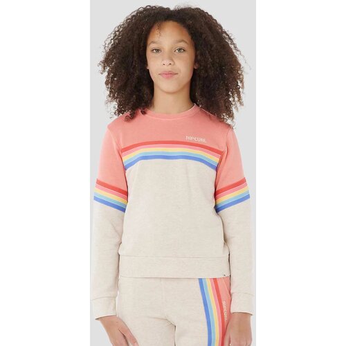 Rip Curl Surf Revival Crew Kids Pulover oatmeal marle Cene