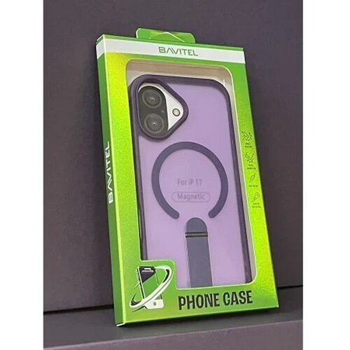  IPhone 17 Bavitel MagSafe sa naslonom ljubičasta Slike