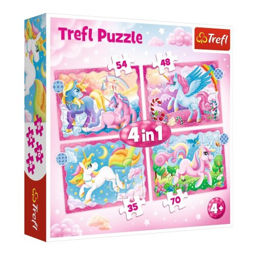 TREF LINE puzzle 4in1 the magical wo ( T34389 ) Cene