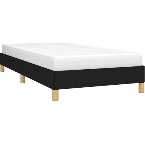  Za krevet crni 80 x 200 cm od tkanine Slike