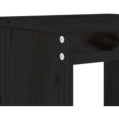 vidaXL barski stolci 2 kom crni 40 x 36 x 75 cm od masivne borovine Cijene