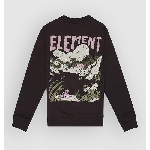 Element Lakeside Kids Pulover off black Cene