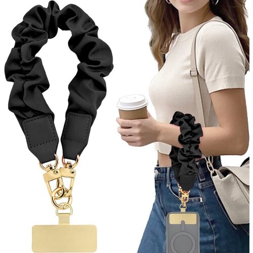 INF Kreativna Vrvica za Telefon - Eleganten in Varen Mobilni Dodatek Black, (5000116347) Cene