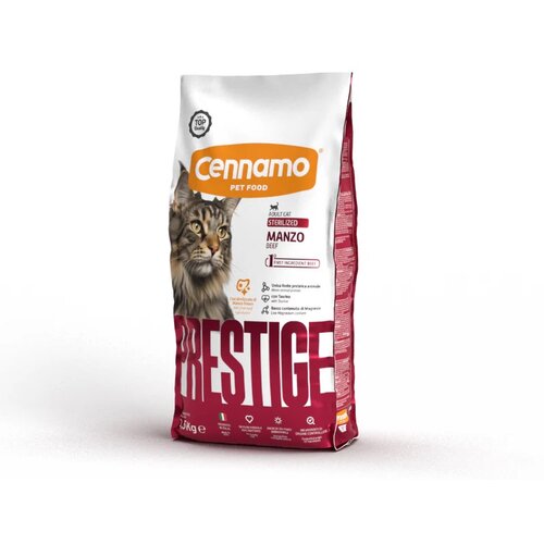 CENNAMO Prestige Cat Sterilised - Beef 1.5kg Cene