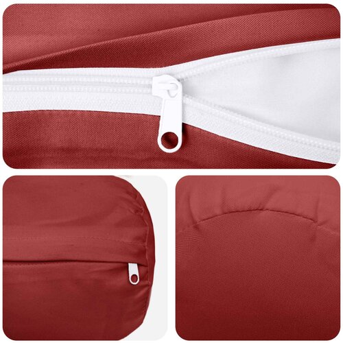  Presvlaka za jastuk 2 pcs HEERLEN Vinska crvena &amp;Oslash; 15 x 40 cm Slike