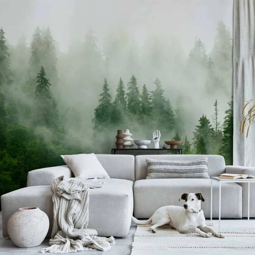  Foto tapeta - Mountain Forest (Green) 100x70 Standard Cene