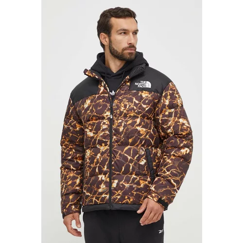 The North Face Pernata jakna Lhotse Jacket za muškarce, boja: smeđa, za zimu, oversize, NF0A3Y23OS31
