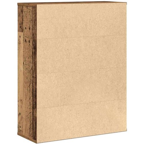 VidaXL Regal za knjige boja starog drva 60x24x76,5cm konstruirano drvo Slike
