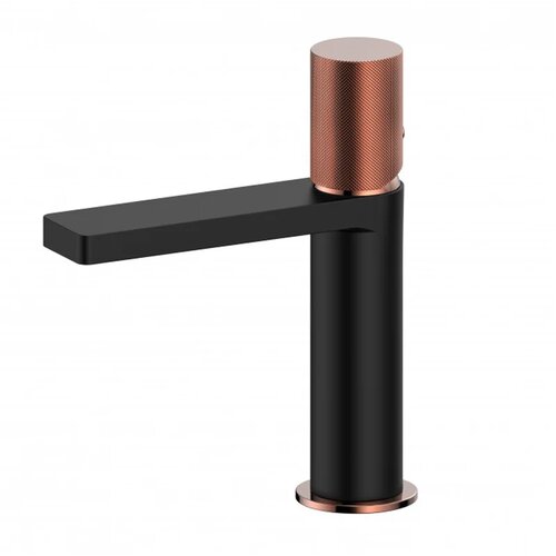 Copen nook Grip baterija za lavabo mat crna / rose gold C-01-102MB/RG Cene