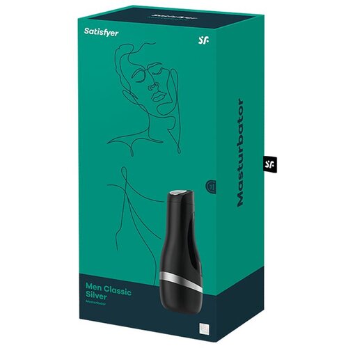  Masturbator Men Classic, srebrni Slike