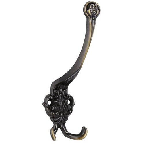 SIRO Garderobna kuka (D x &amp;Scaron; x V: 151 x 52 x 67 mm, Smeđa, Čelik) Slike