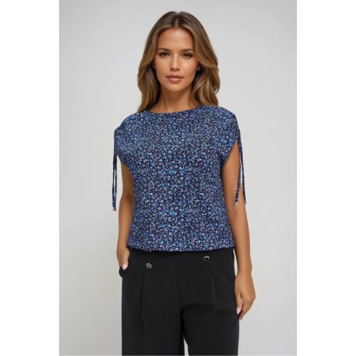 Marisse Patterned Blue Blouse Cijene