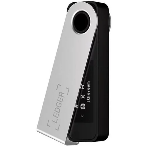 Ledger Nano S Plus, denarnica za bitcoin in druge kriptovalute, USB-C, črna