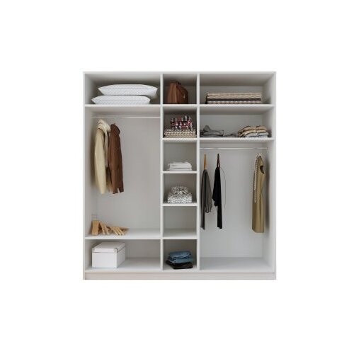 Hanah home Ormar Rb-185-13, 175x210x52 cm, Bijeli Slike