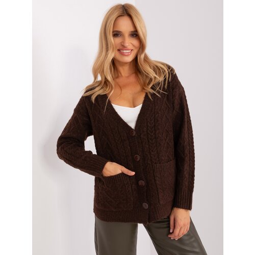 Wool Fashion Italia Sweater-AT-SW-2358.31-dark brown Cene