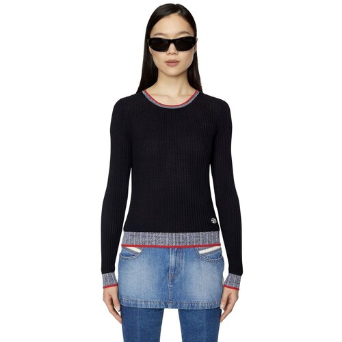 Diesel Sweater - M-ARIANNE KNITWEAR black Slike