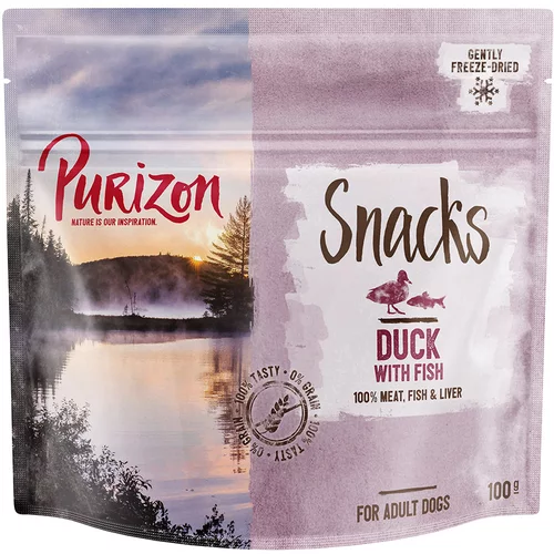 Purizon Snack pačetina i riba - bez žitarica - 3 x 100 g
