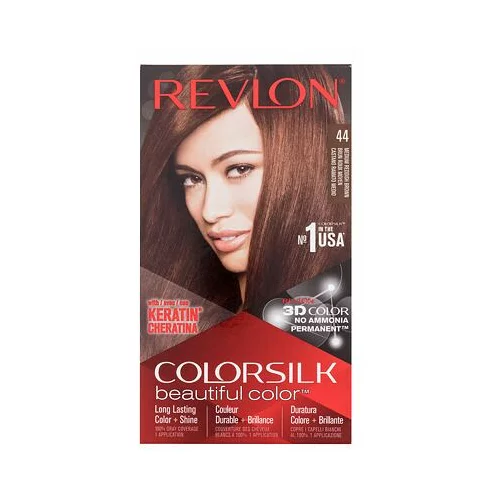 Revlon Colorsilk Beautiful Color barva za lase za barvane lase za vse vrste las 59,1 ml odtenek 44 Medium Reddish Brown