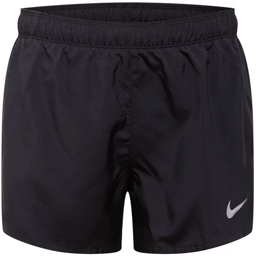 Nike Športne hlače 'FAST' črna / bela