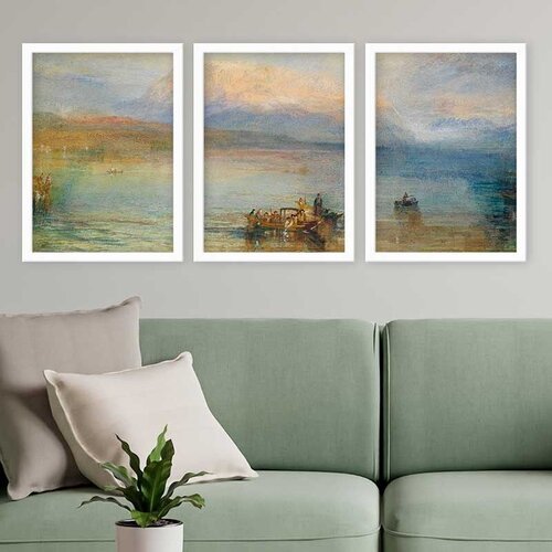 Wallity Set uramljenih slika 3BC_UN54424, 3 dijela Cene