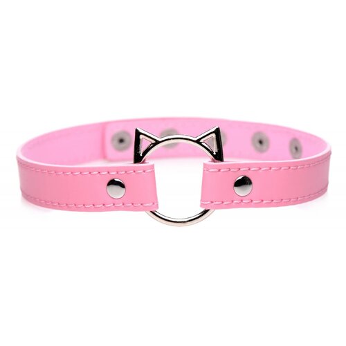 Master Series Choker Kinky Kitty, roza Cene