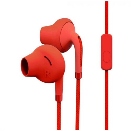 Energy Sistem slušalice Style 2+ Raspberry žičane bubice sa mikrofonom crvena Slike