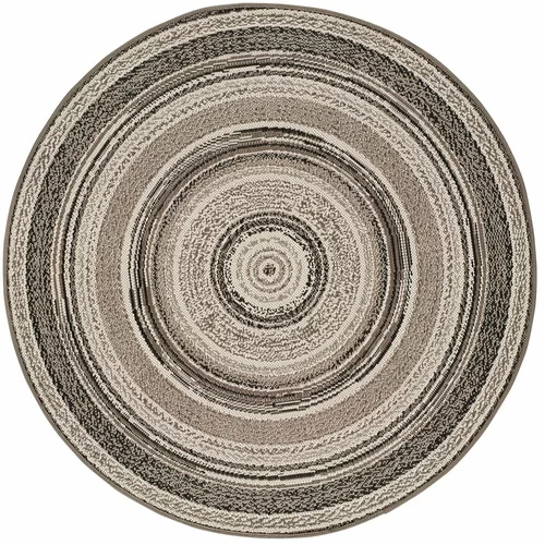 Universal sivi vanjski tepih Verdi, ⌀ 120 cm