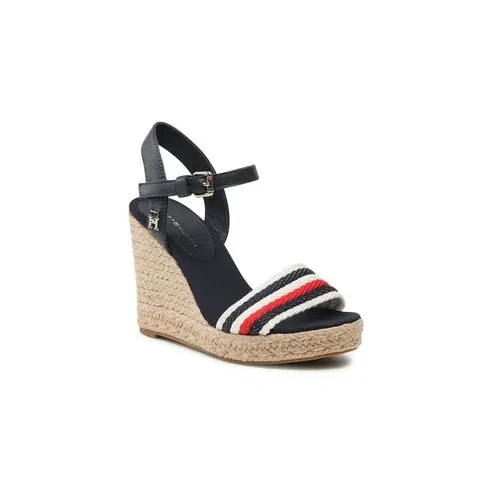 Tommy Hilfiger Espadrile Corporate Wedge FW0FW07086 Pisana