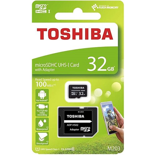 Toshiba microSDHC kartica 32GB sa adapterom Class 10 Slike