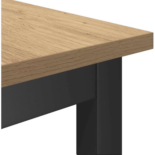  Jedilna klop 2 pcs Umetni hrast 100 x 32,5 x 48,5 cm, (5000160688) Slike
