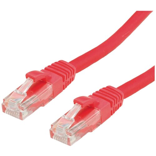 Value 21.99.1428 RJ45 omrežni kabel\, Patch kabel CAT 6a U/UTP 15.00 m rdeča 1 kos, (20420864) Cene