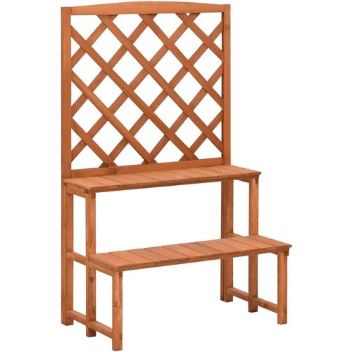 Furnova Stojalo za rastline z oporno mrežo 70x42x115 cm trden les jelke, (21921894) Cene
