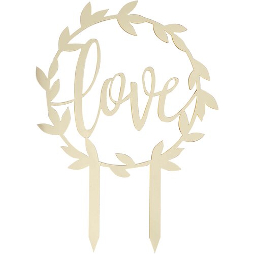 Ginger Ray&amp;reg; ukras za tortu love gold Slike