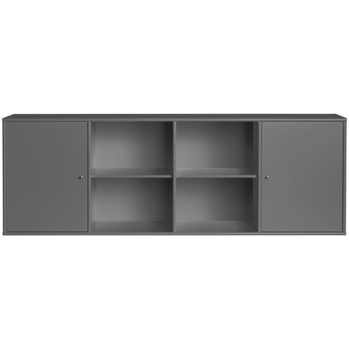 Hammel Furniture Antracitno siva nizka stenska komoda 176x61 cm Mistral &amp;ndash; Slike