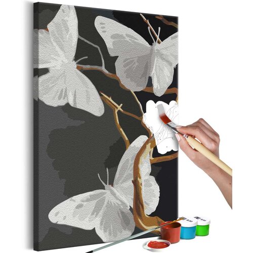  Slika za samostalno slikanje - Butterflies on a Twig 40x60 Slike