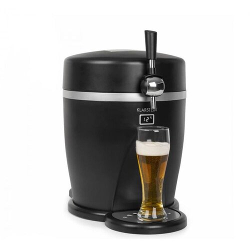 Klarstein Tap2Go, prijenosni točionik 2 u 1 s hladnjakom za napitke, 5 l/13 l, crni Cijene